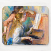 Junge Mädchen am Klavier, Renoir Mousepad (Vorne)