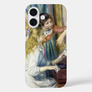 Junge Mädchen am Klavier von Pierre Renoir iPhone 16 Hülle