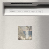 Junge Mädchen am Meer von Puvis de Chavannes Magnet (In Situ (Geschirrspüler))