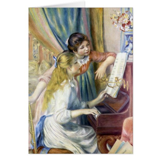 Junge Mädchen am Piano von Pierre Renoir (Vorne)