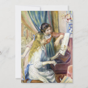 Junge Mädchen am Piano von Pierre Renoir