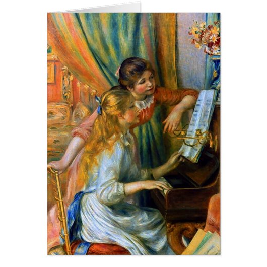 Junge Mädchen am Piano von Pierre Renoir (Vorne)