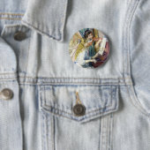 Junge Mädchen am Piano von Pierre Renoir Button (Beispiel)