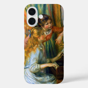 Junge Mädchen am Piano von Pierre Renoir iPhone 16 Hülle