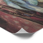 Junge Mädchen am Piano von Pierre Renoir Poster (Ecke)