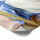Junge Mädchen am Piano von Pierre Renoir Poster (Ecke)