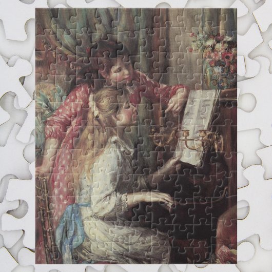 Junge Mädchen am Piano von Pierre Renoir Puzzle
