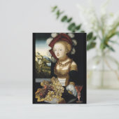 JUNGE MÄDCHEN, ANTIQUE VINEYARD GRAPEN UND WEIN POSTKARTE (Stehend Vorderseite)