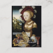 JUNGE MÄDCHEN,ANTIQUE WEINTRÄGE VISITENKARTE (Rückseite)