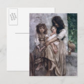 Junge Mädchen aus Ischia Postkarte (Vorne/Hinten)
