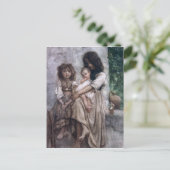 Junge Mädchen aus Ischia Postkarte (Stehend Vorderseite)