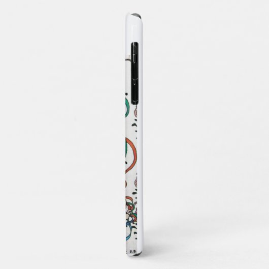 JUNGE MÄDCHEN,FARBBONNE WIRBEL,KUPID Monogramm Case-Mate iPhone Hülle (Hinten/Links)