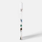 JUNGE MÄDCHEN,FARBBONNE WIRBEL,KUPID Monogramm Case-Mate iPhone Hülle (Rückseite / Rechts)