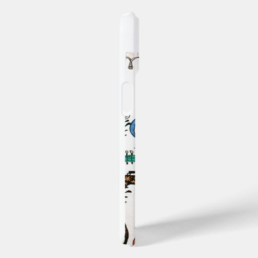 JUNGE MÄDCHEN,FARBBONNE WIRBEL,KUPID Monogramm Case-Mate iPhone Hülle (Rückseite / Rechts)