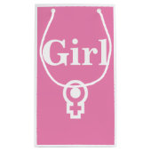 Junge Mädchen Geschlecht zeigen Baby Dusche Party Kleine Geschenktüte (Rückseite)