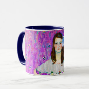 Junge Mädchen, Gustav Klimt Tasse