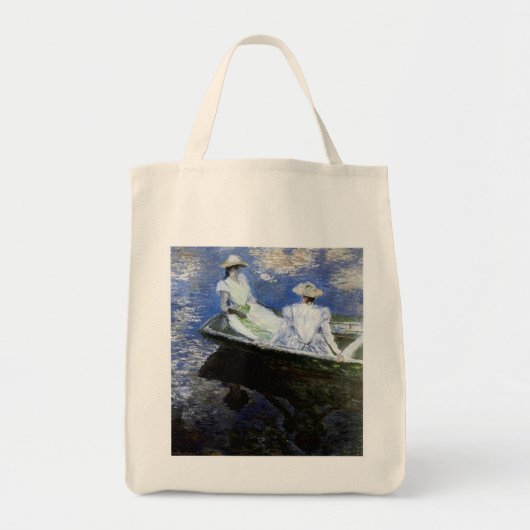 Junge Mädchen im Ruderboot Tragetasche (Vorne)