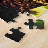 Junge Mädchen in einem Apfelgarten Puzzle (Seite)