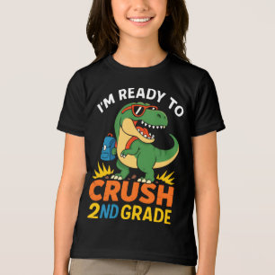 Junge Mädchen lieben Mosasaurus 2026 Grafik-T-Shir Tri-Blend Shirt