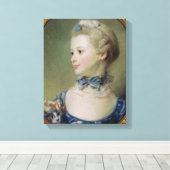 Junge Mädchen mit Katze Leinwanddruck (Insitu (Holzboden))