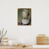 Junge Mädchen mit Katze Poster (Küche)