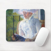 Junge Mädchen und ihr Hund, Mary Cassatt Mousepad (Mit Mouse)