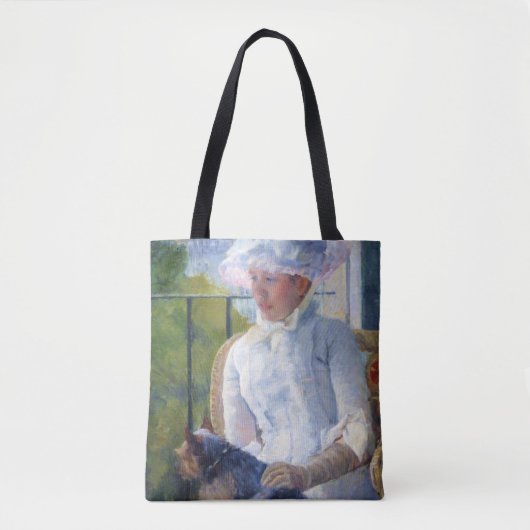 Junge Mädchen und ihr Hund, Mary Cassatt Tasche (Vorderseite)