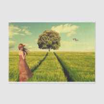 Junge Mädchen vor Ort