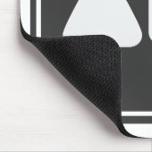 Junge Mädchen-Zeichen Mousepad (Ecke)
