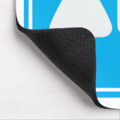 Junge Mädchen-Zeichen Mousepad (Ecke)