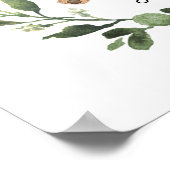 Junge Mädchen Zwillinge Teddy Bären Baby Dusche Be Poster (Ecke)