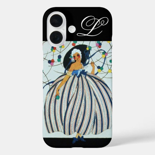 JUNGE MÄDCHENMONOGRAMM / Schönheitsmode Case-Mate iPhone Hülle (Rückseite)