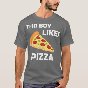Junge mag Pizza Funny Sprichwort Pizza Making T-Shirt