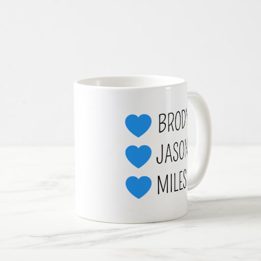 Junge Mama Tasse, Mama der Jungen Tasse, Mama Tass Kaffeetasse (VorderseiteRechts)
