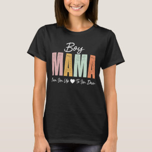Junge Mama vom Sohn bis zum Muttertag in der Mama T-Shirt