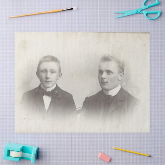 Junge Mann-Kram-Zeitschriften-Element-Blatt Seidenpapier (Basteln)