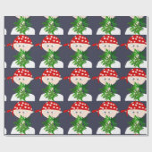 Junge Mann mit Weed Bouquet Personalisiert Geschenkpapier (Flach)