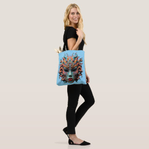 Junge Medusa - Psychedelische Mythologie Art T-Shi Tasche