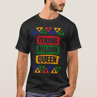 Junge Melanin-Königin T-Shirt