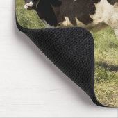 Junge Milchrinder in Weiden Mousepad (Ecke)