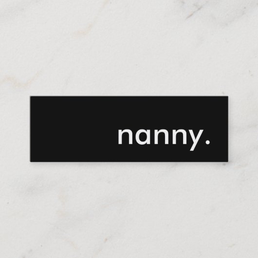 Junge. Mini Visitenkarte (Vorderseite)