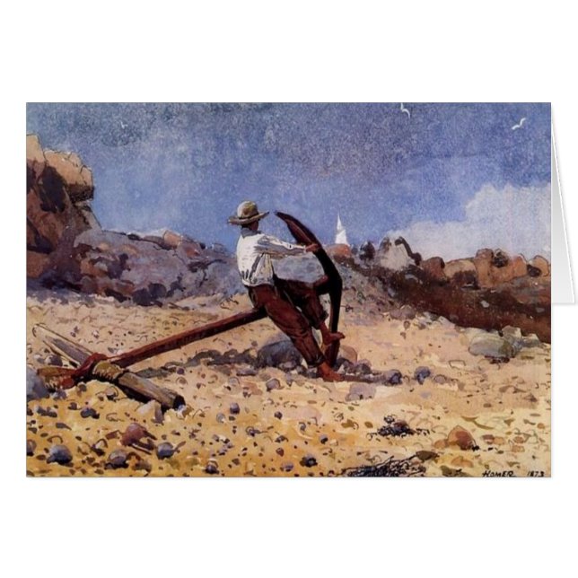 Junge mit Anker (Vorderseite (Horizontal))