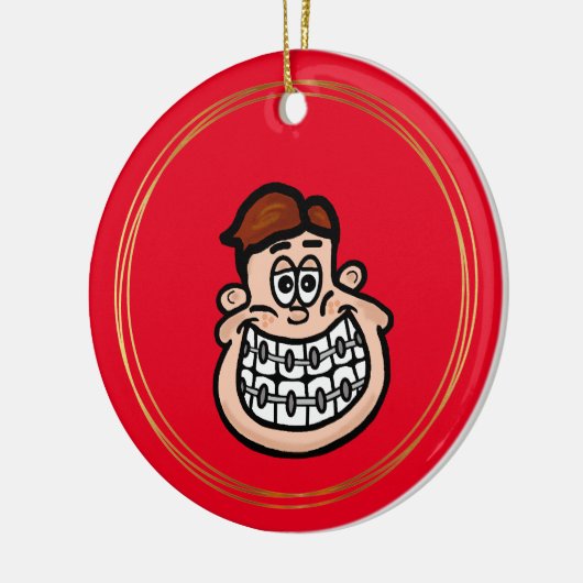 Junge mit Braces Ornament (Links)