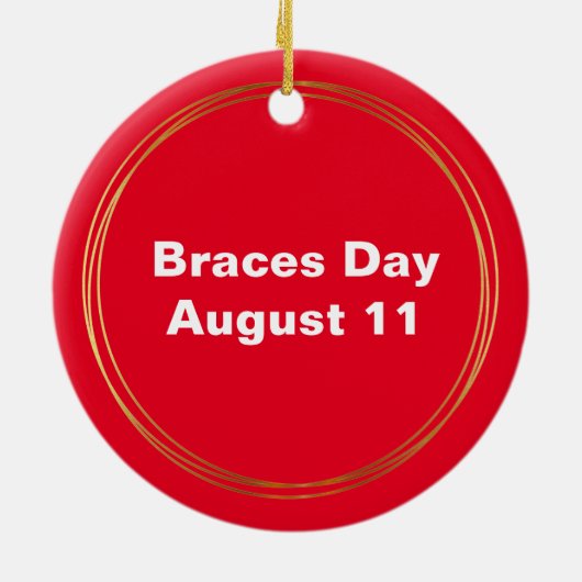 Junge mit Braces Ornament (Hinten)