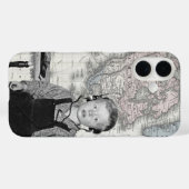Junge mit Crystal Radio Set Map Case-Mate iPhone Hülle (Rückseite (Horizontal))