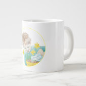 Junge mit Daffodien Jumbo-Tasse (Vorderseite Rechts)