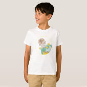 Junge mit Daffodien T-Shirt (Vorne ganz)