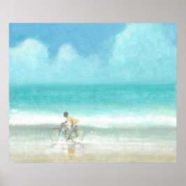 Junge mit dem Fahrrad 3 Poster