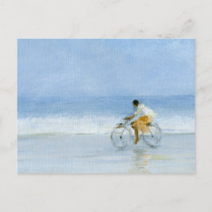 Junge mit dem Rad 2 Postkarte
