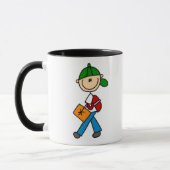 Junge mit der Rucksack-Tasse Tasse (Links)